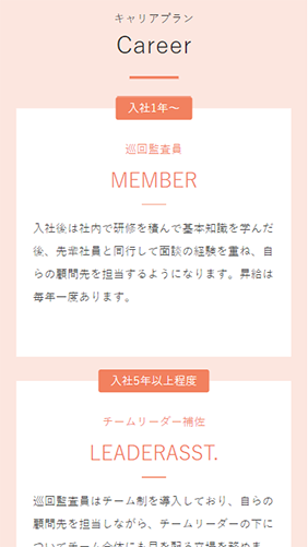 SP表示のスクリーンショットイメージ