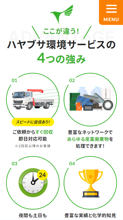 SP表示のスクリーンショットイメージ