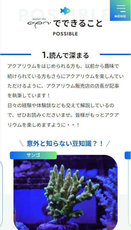 SP表示のスクリーンショットイメージ