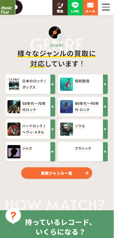 SP表示のスクリーンショットイメージ